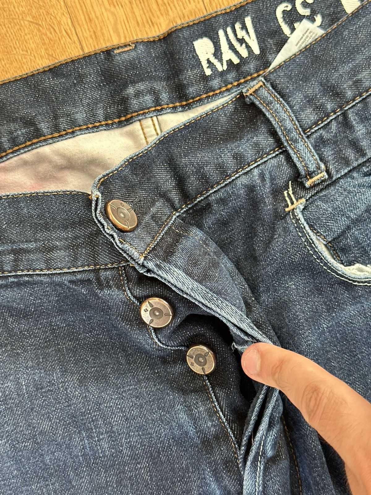 G-Star Vintage G-star Raw Denim Blue Jeans Bag Logo Fit 38/34 Size Size US 38 / EU 54 - 16 Thumbnail