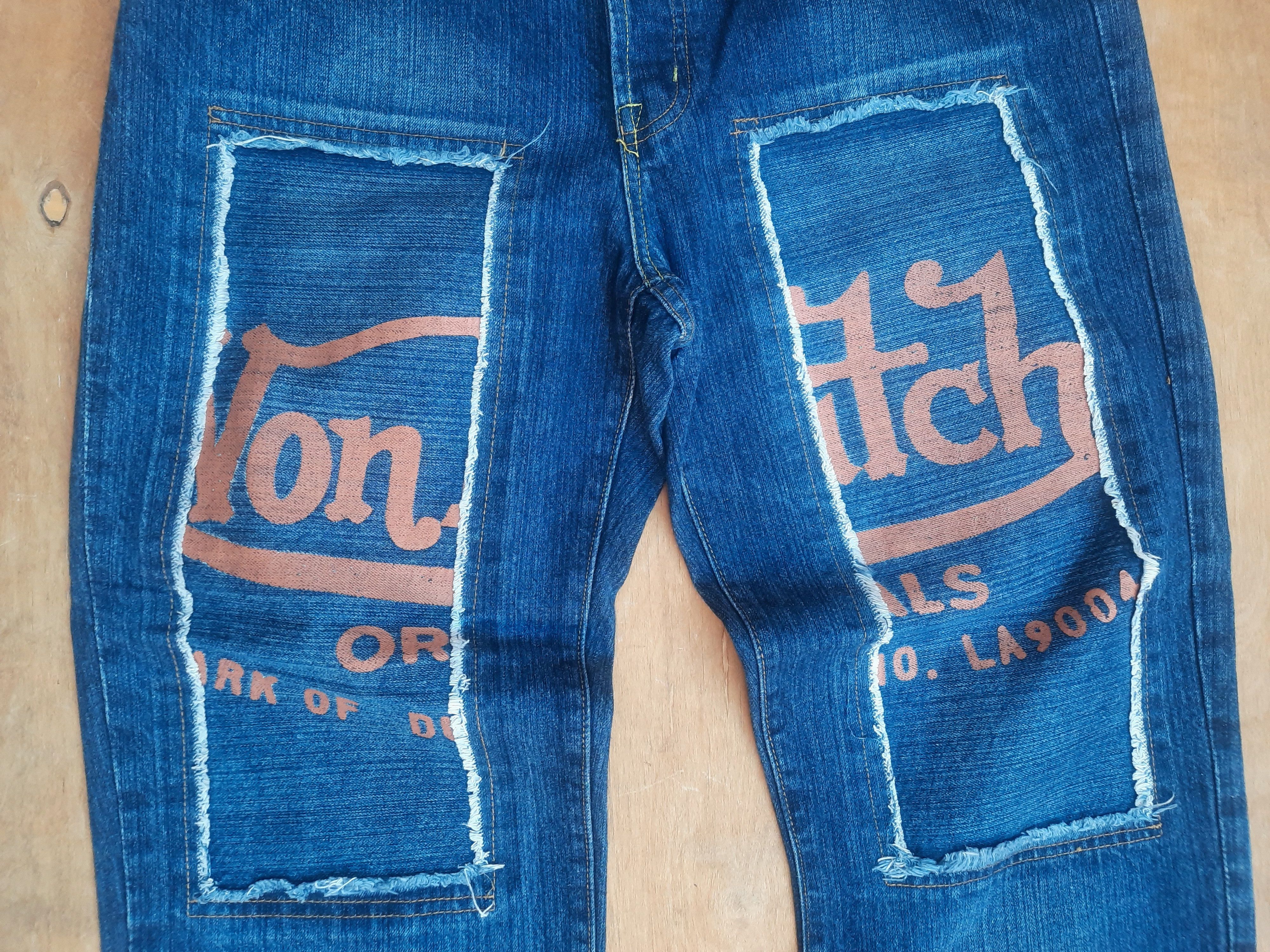 Von Dutch Von Dutch Blue cropped Distressed Denim jeans Size US 34 / EU 50 - 2 Thumbnail