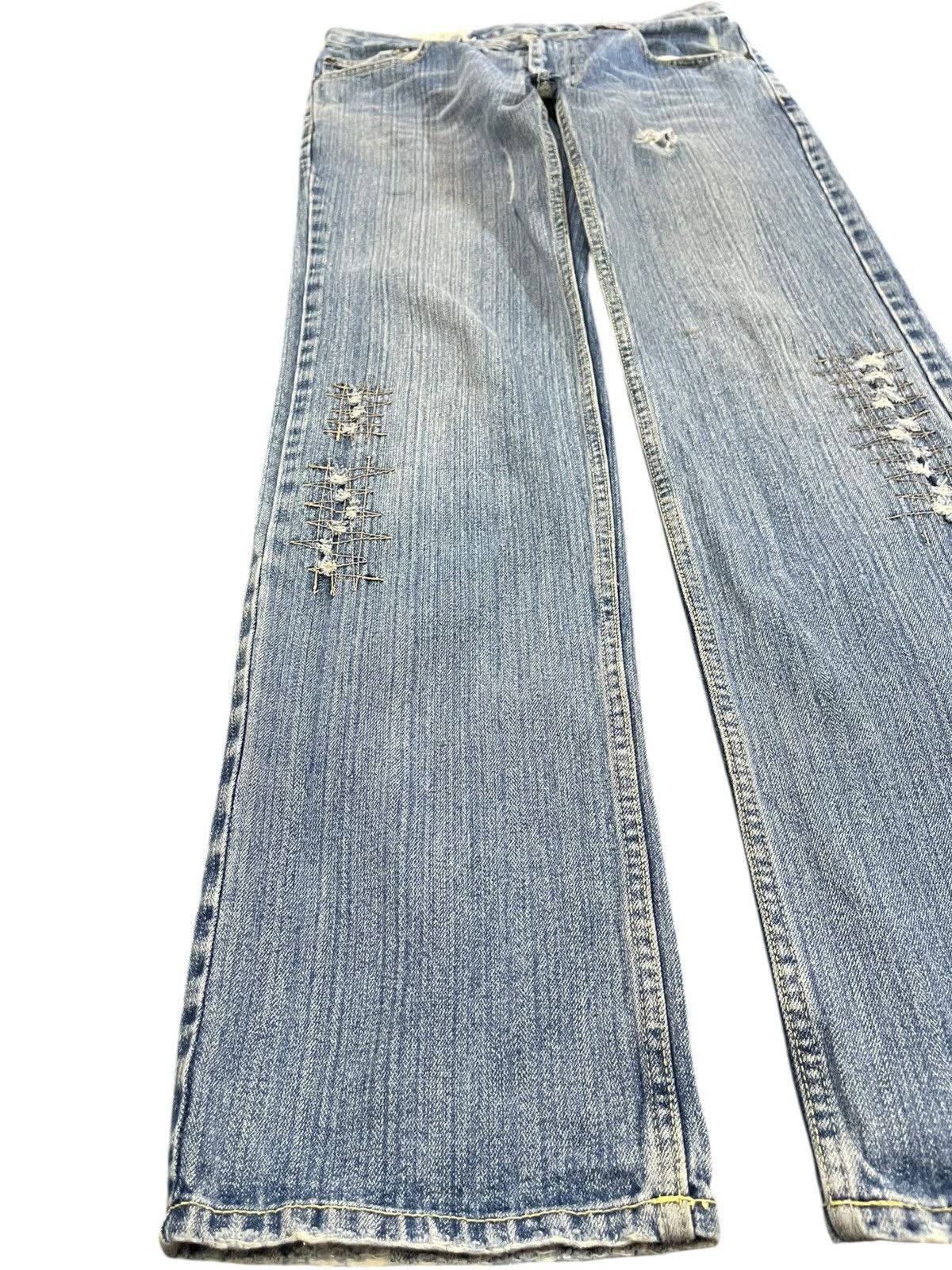 Other Vintahe Antfui Jeans Eagle Wing Printed Denim Size US 31 - 3 Thumbnail