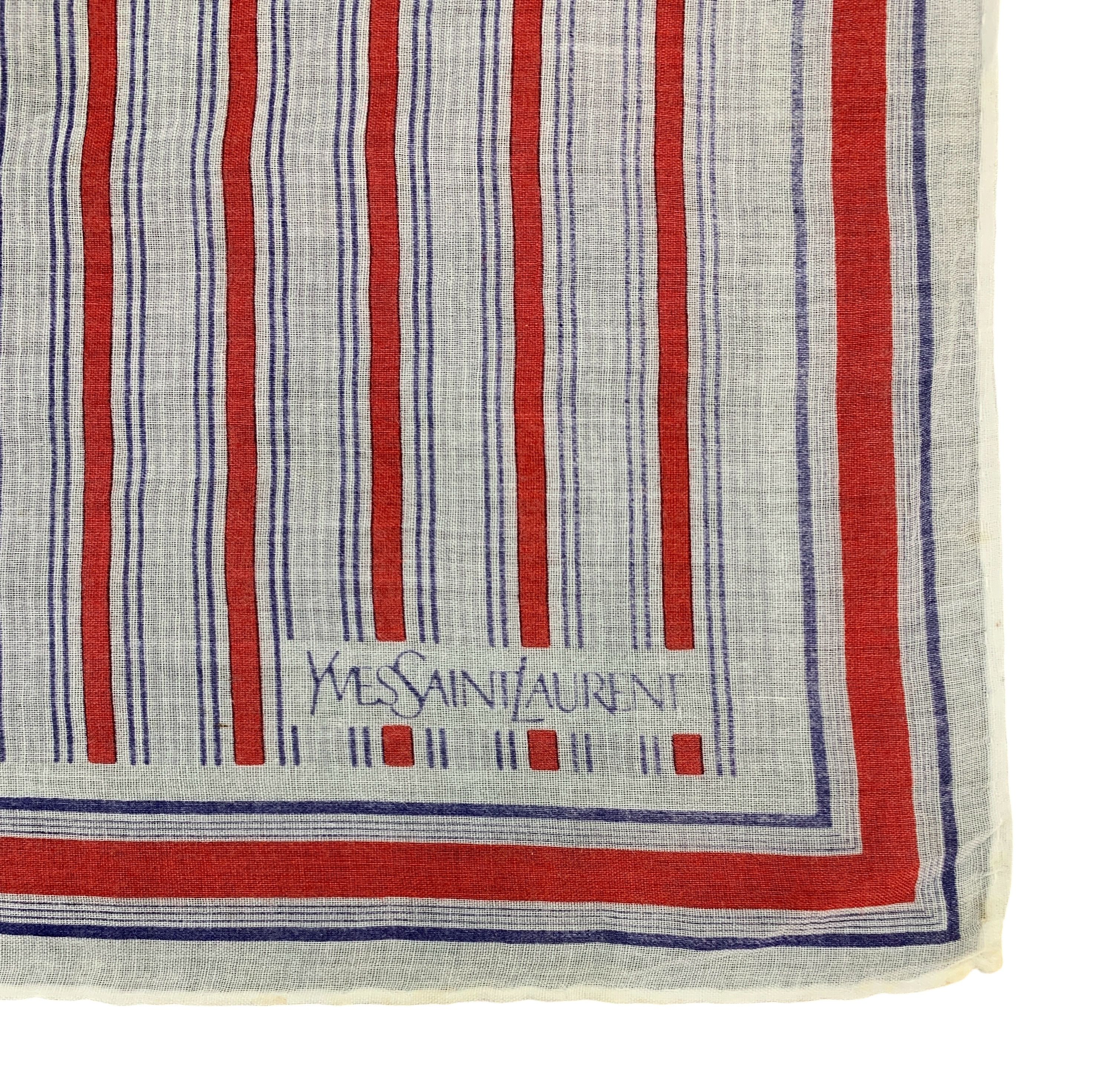 Vintage × Yves Saint Laurent Vintage Yves Saint Laurent Neckerchief/Handkerchief - HKA918 Size ONE SIZE - 9 Thumbnail