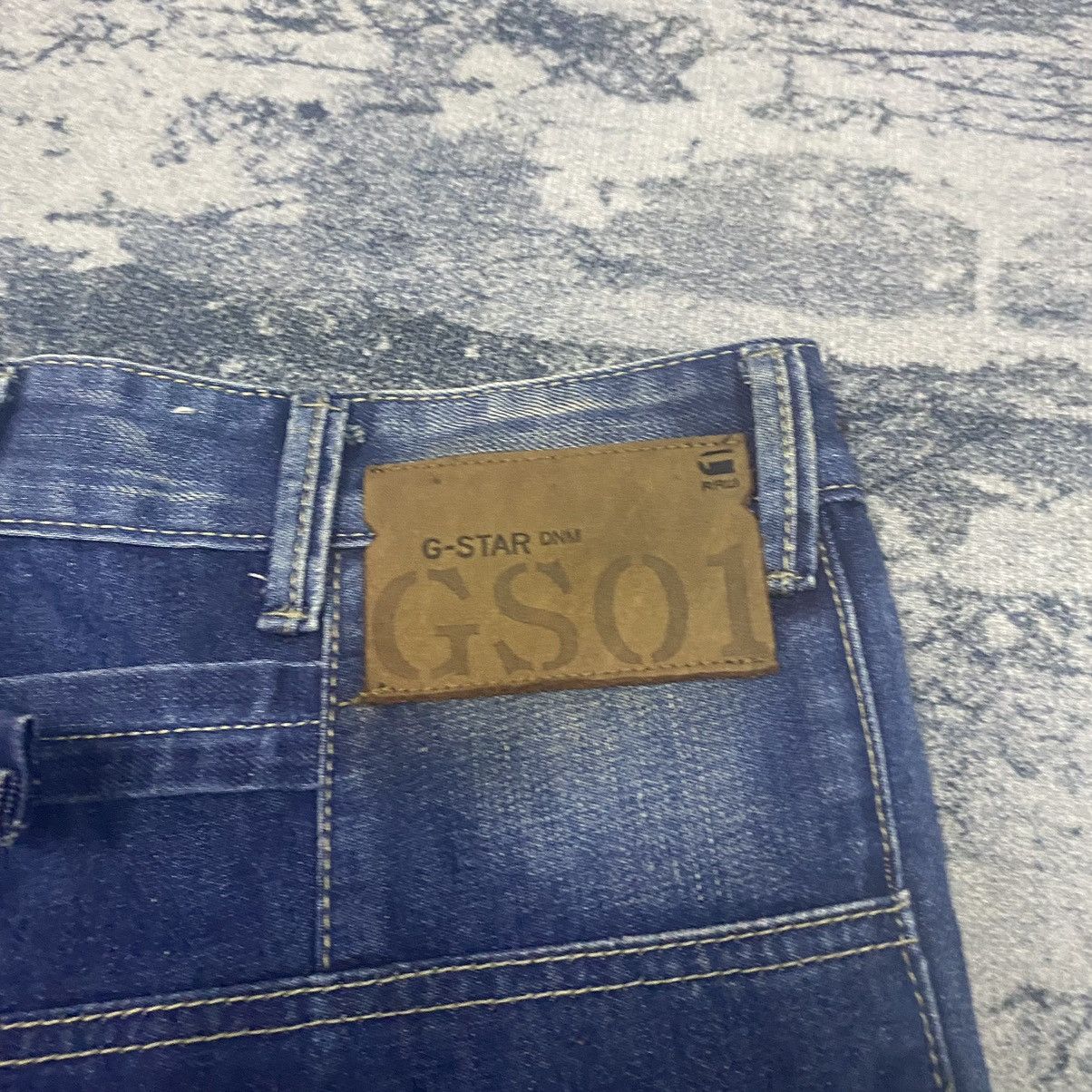 G-Star × Japanese Brand × Seditionaries Vintage Y2K G Star Raw 96 Back Bukcle Curves Leg Denim Jeans Size US 30 / EU 46 - 10 Thumbnail