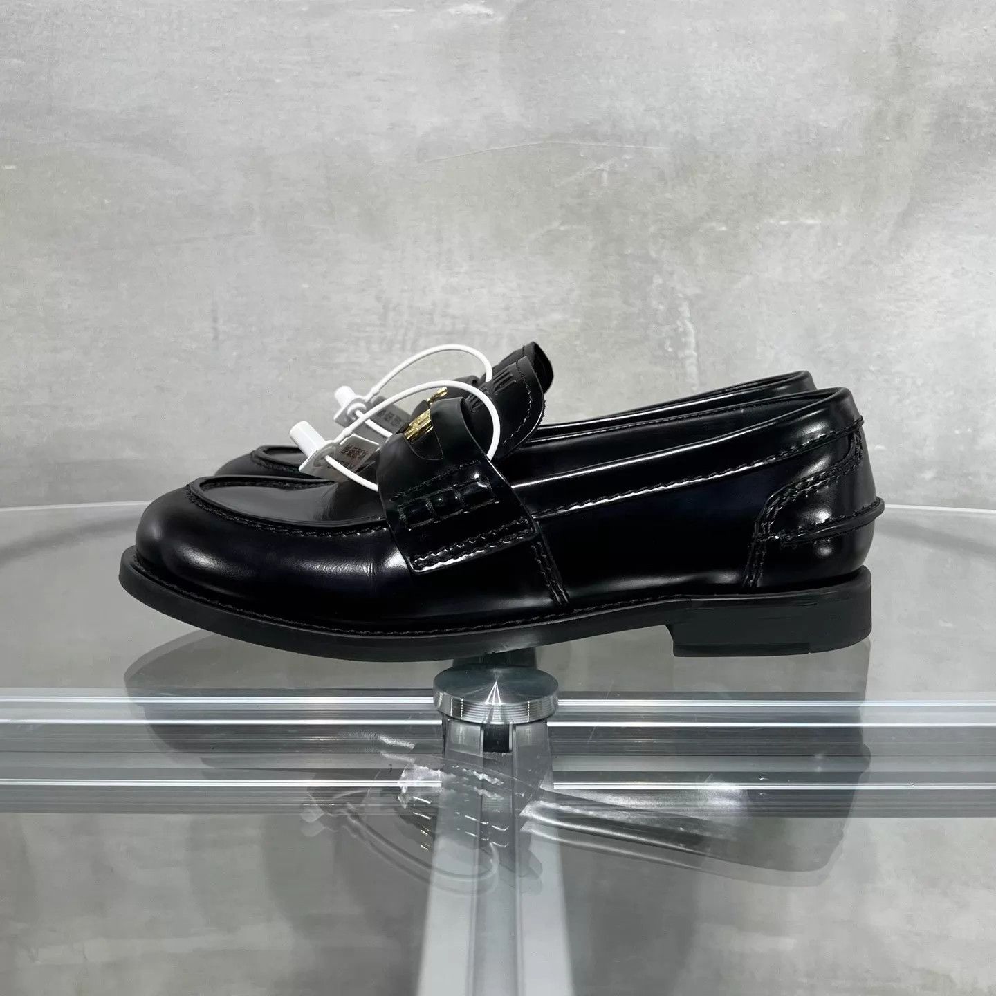 Miu Miu Miu Miu 25ss Black Coin Loafers 37 Size US 6.5 / IT 36.5 - 3 Thumbnail