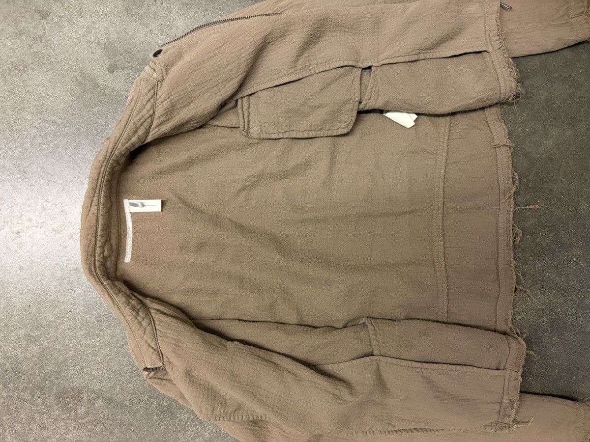 Davit Meursault Japan Beige Davit Meursault Vintage Frayed Moto Paper Clip Jacket Size US S / EU 44-46 / 1 - 6 Thumbnail