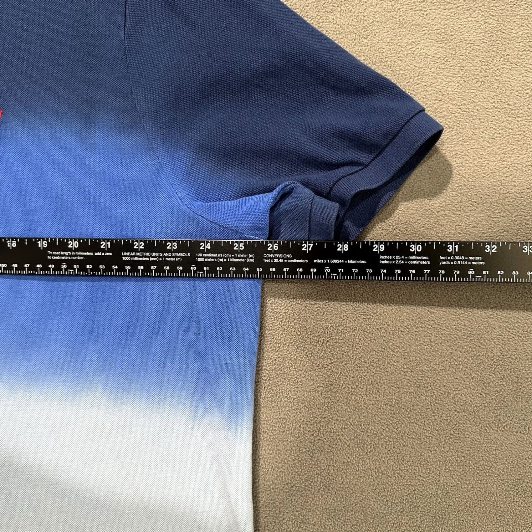 Polo Ralph Lauren Polo Ralph Lauren Shirt Mens 2XL Blue Colorblock Cotton Classic Fit Polo GUC Size US XXL / EU 58 / 5 - 6 Thumbnail