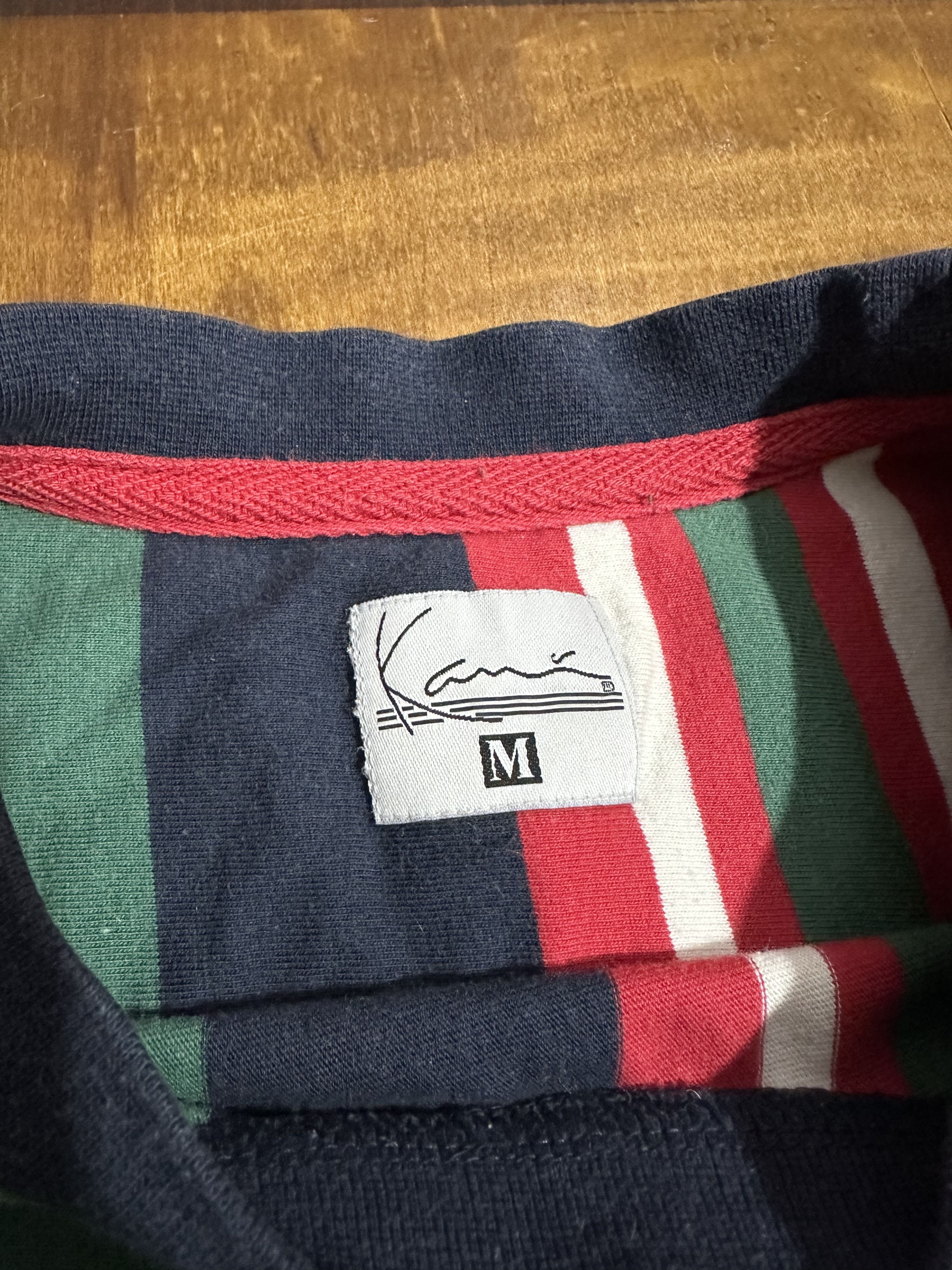 Karl Kani × Vintage Karl Kani Men’s Vertical Stripe VTG Style Shirt Tupac Size US L / EU 52-54 / 3 - 4 Thumbnail