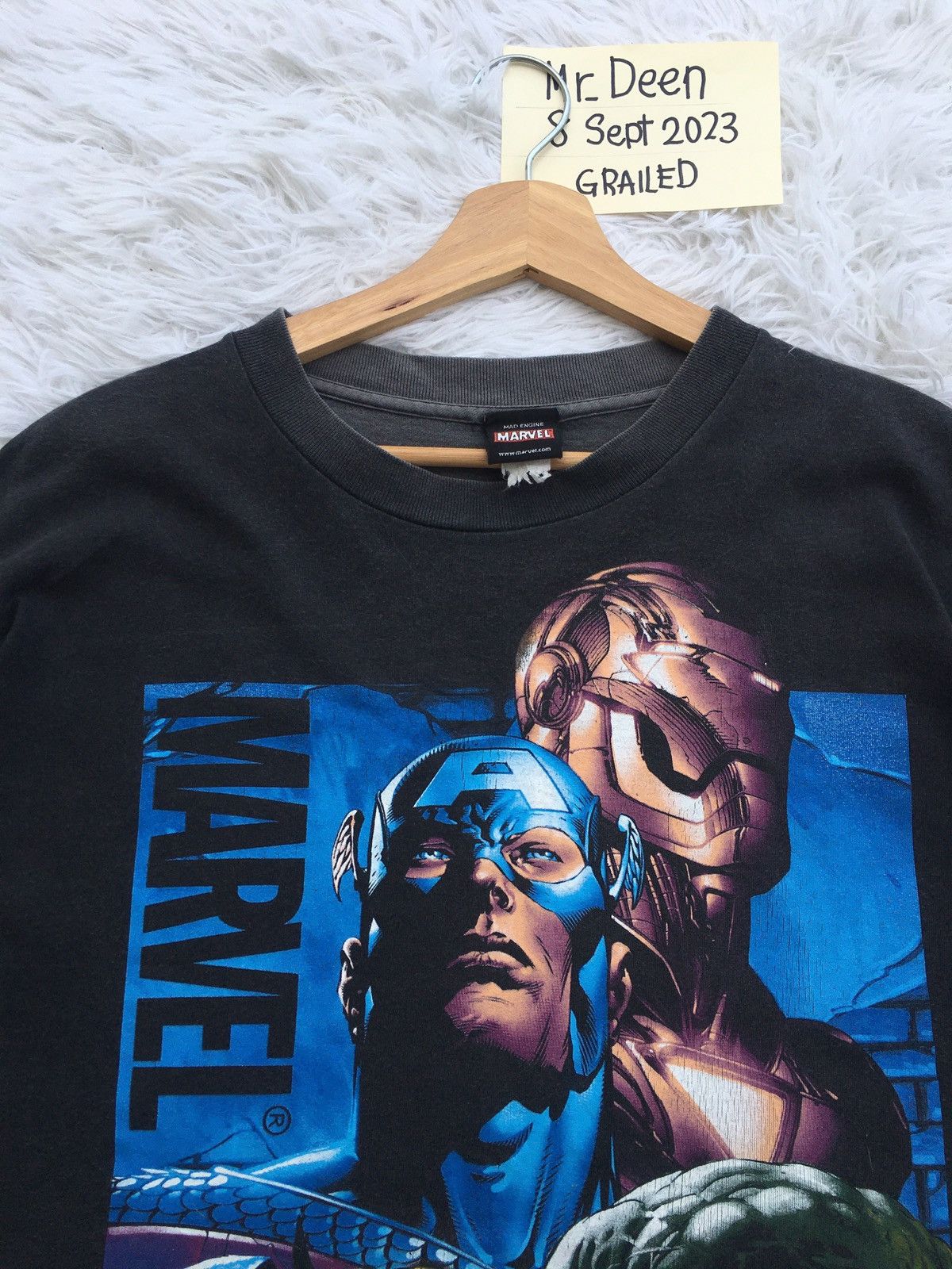 Marvel Comics Rare Marvel Superheros Printed Tshirt Size US XL / EU 56 / 4 - 7 Thumbnail