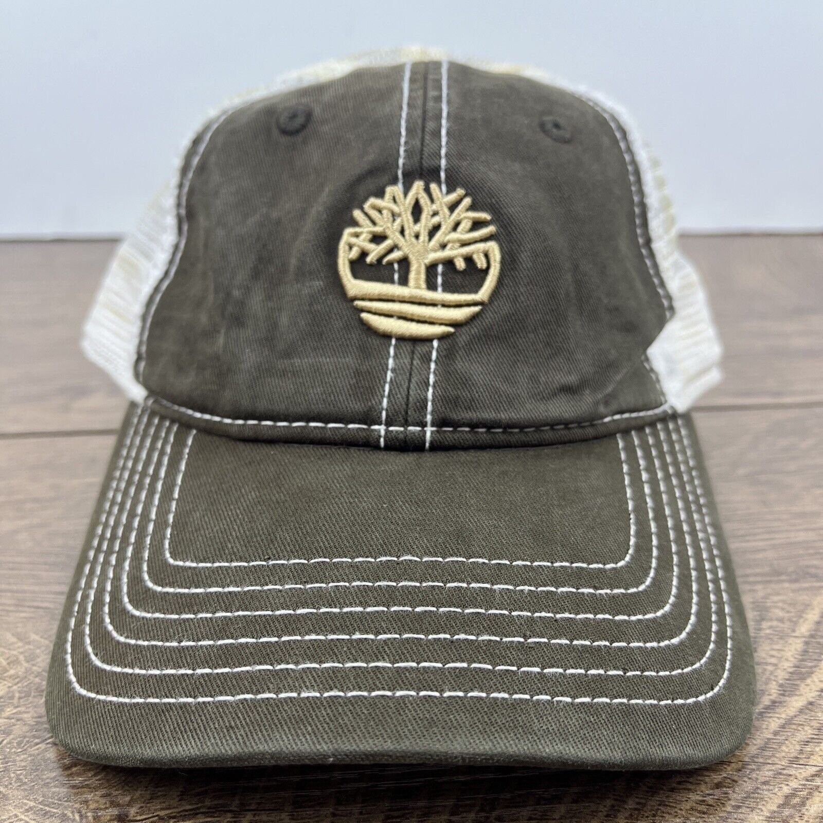 Timberland Timberland Tan Brown Hat Adjustable Adult Size Hat Brown Cap Size ONE SIZE - 4 Thumbnail