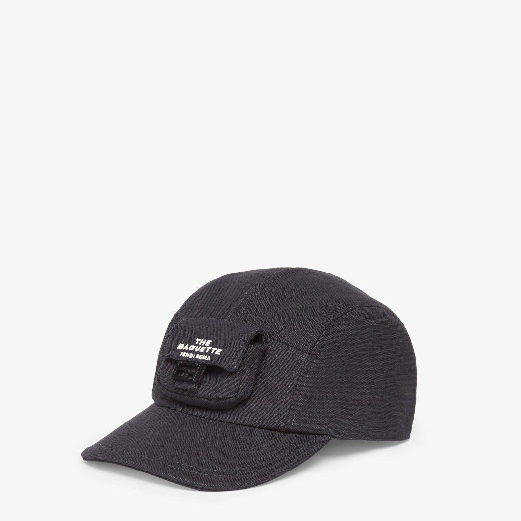 Fendi o1w1db10724 Size: OS / Hat in Black Size ONE SIZE - 1 Thumbnail
