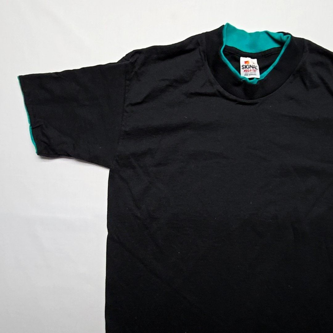 Vintage Vintage Blank Shirt Signal Black Double Collar S Shirt 90s Size US S / EU 44-46 / 1 - 3 Thumbnail