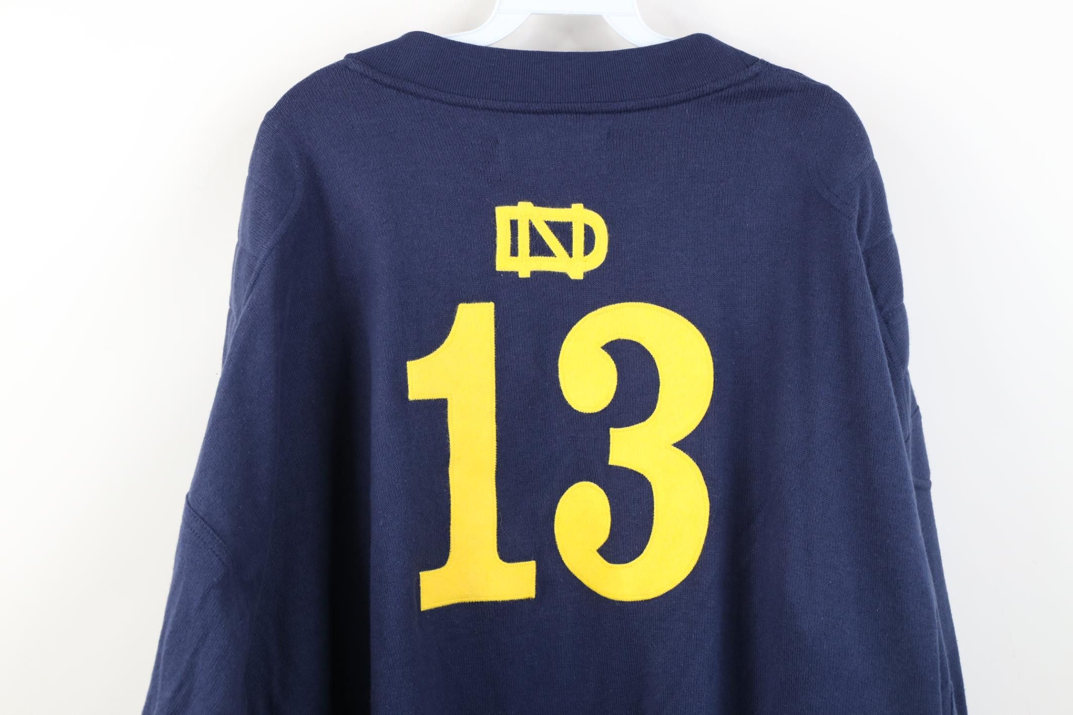 Vintage New Tiedman Formby Rockne Notre University Jersey Sweater Size US XXL / EU 58 / 5 - 15 Thumbnail