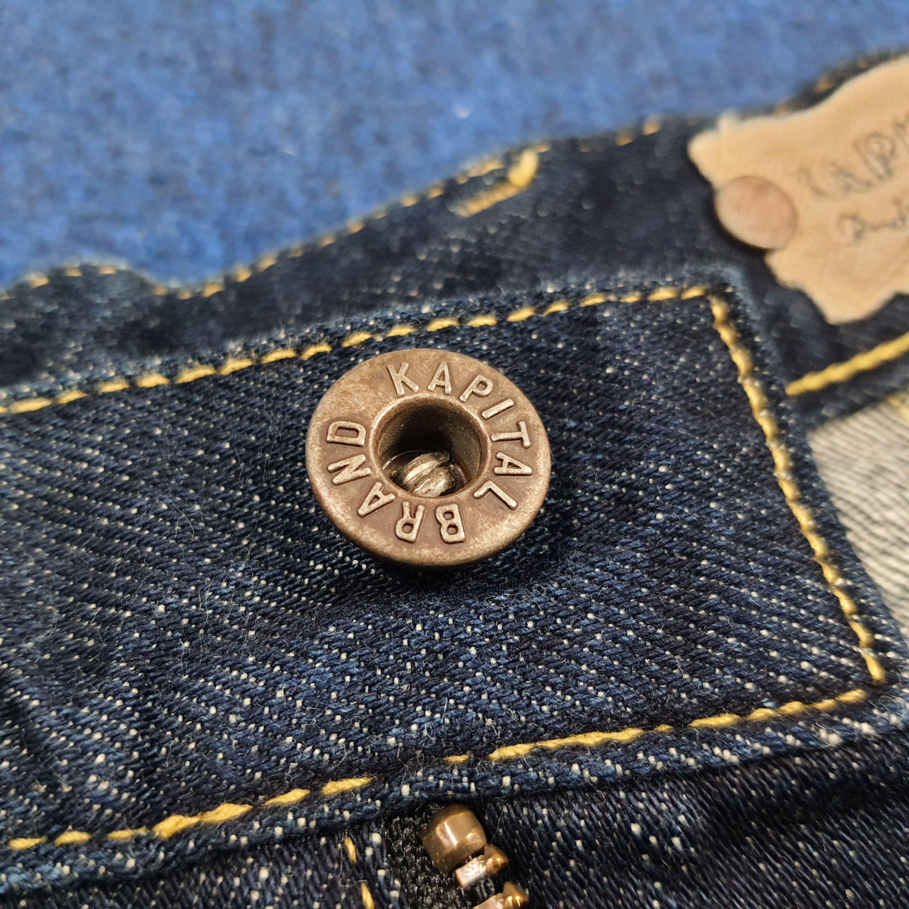 Kapital Vintage KAPITAL Japan Denim Monkey Stitching Pants C297N20 Size US 32 / EU 48 - 7 Thumbnail
