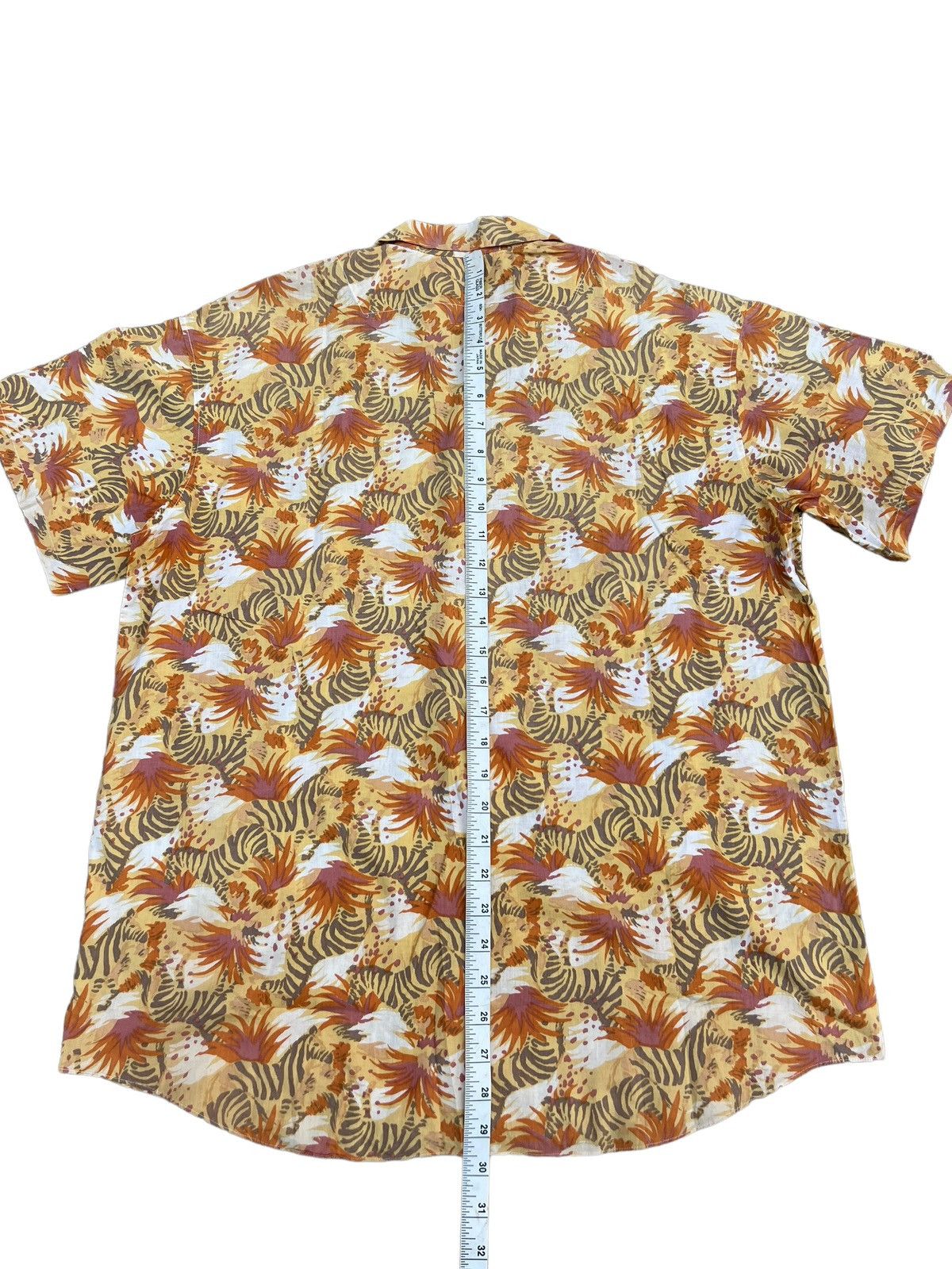 Devilock Vintage 90s CLIC CLAC Japan Printed Zebra Hawaiian Shirt Size US M / EU 48-50 / 2 - 4 Thumbnail