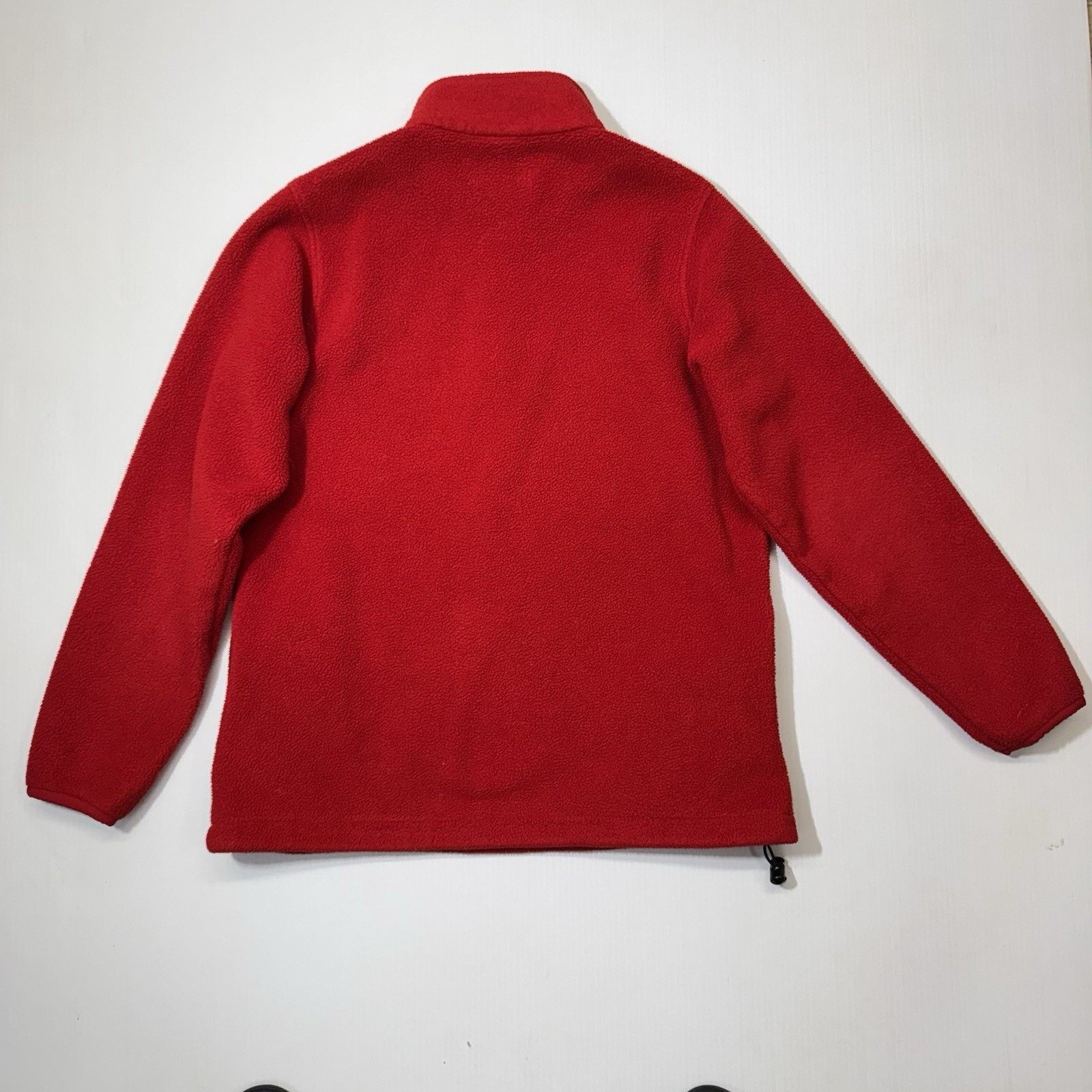 Lands' End Lands' End Polartec Red Fleece 1/4 Zip Pullover Women's M Size M / US 6-8 / IT 42-44 - 3 Thumbnail