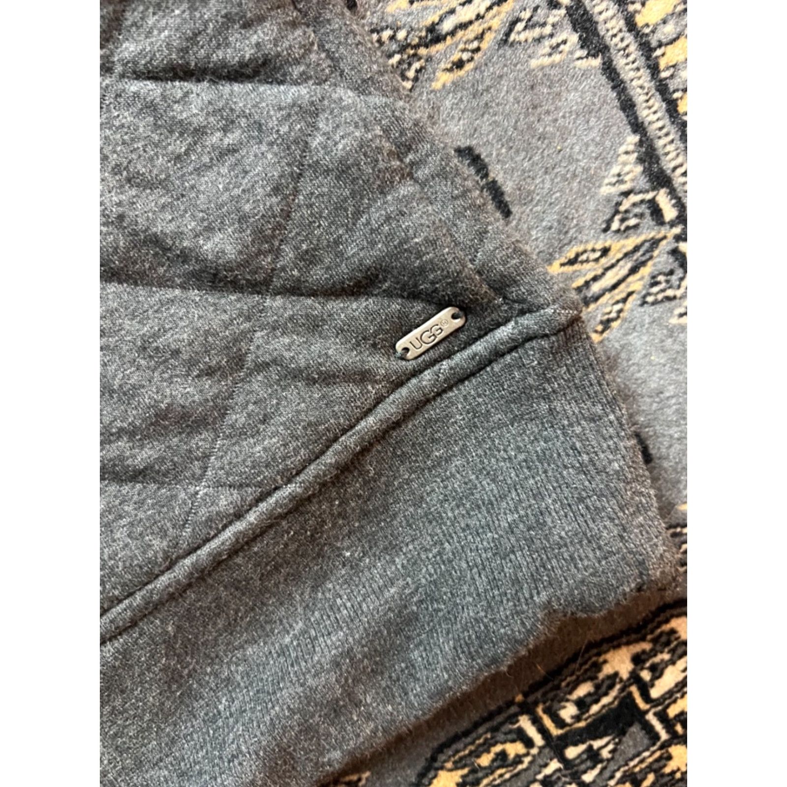 Ugg VINTAGE UGG Australia Full Zip Hoodie Womens M Gray Activewear Womens M Hoodie Size M / US 6-8 / IT 42-44 - 2 Thumbnail