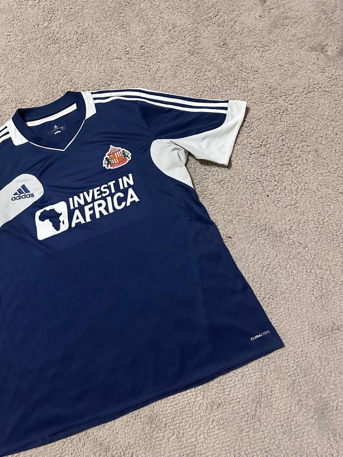 Adidas Sunderland Training Jersey Football Soccer Player Issue Size US XXL / EU 58 / 5 - 2 Thumbnail