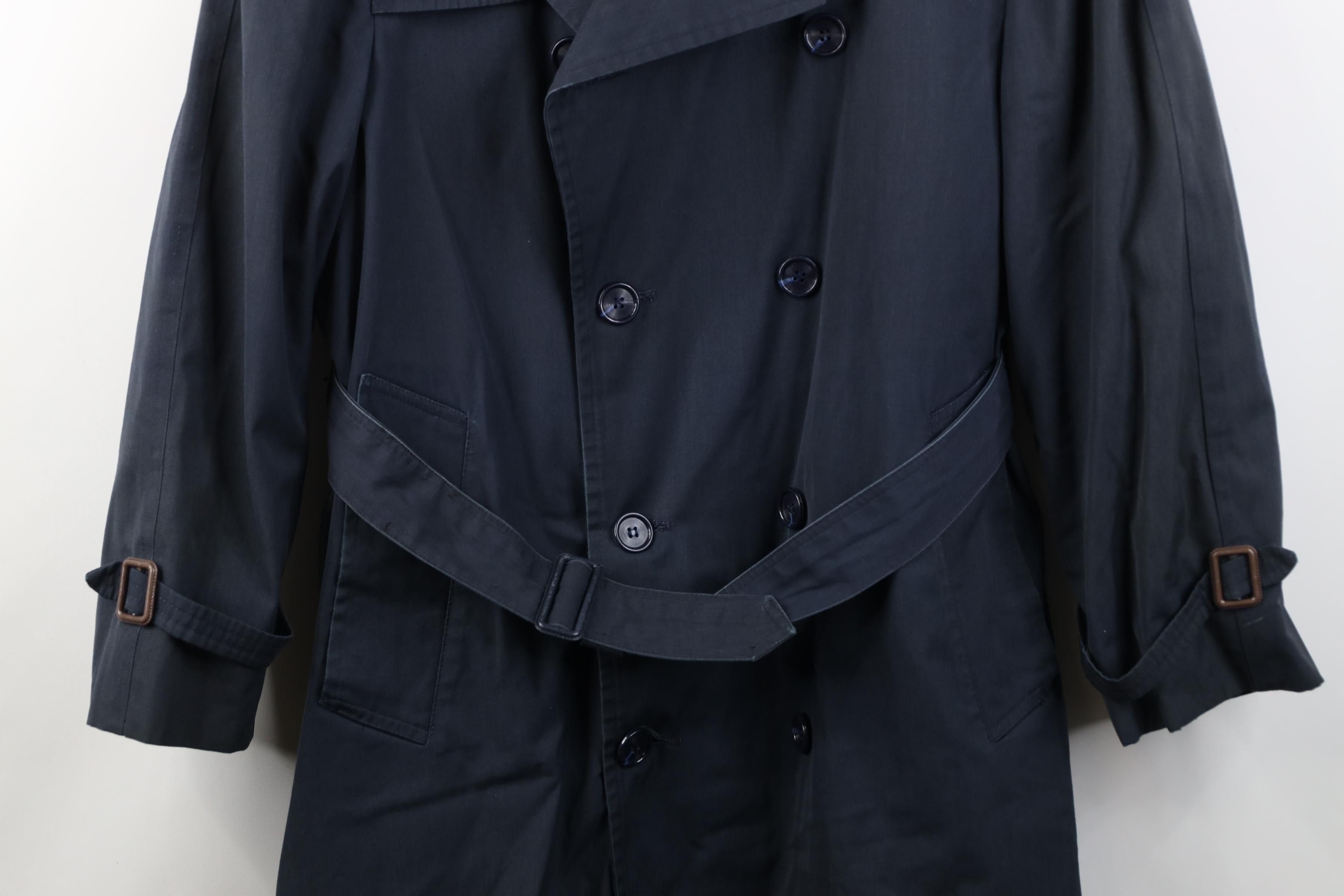 Vintage Vintage 60s Streetwear Lined Belted Trench Coat Rain Jacket Size US L / EU 52-54 / 3 - 3 Thumbnail