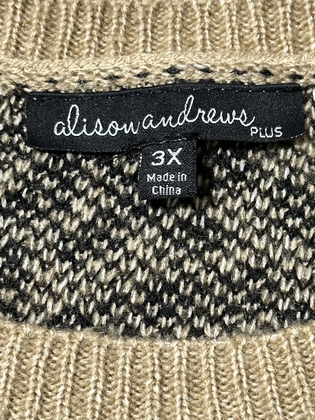 Other Alison Andrews Animal Print Sweater Dress Size 3XL / US 20-22 - 4 Thumbnail