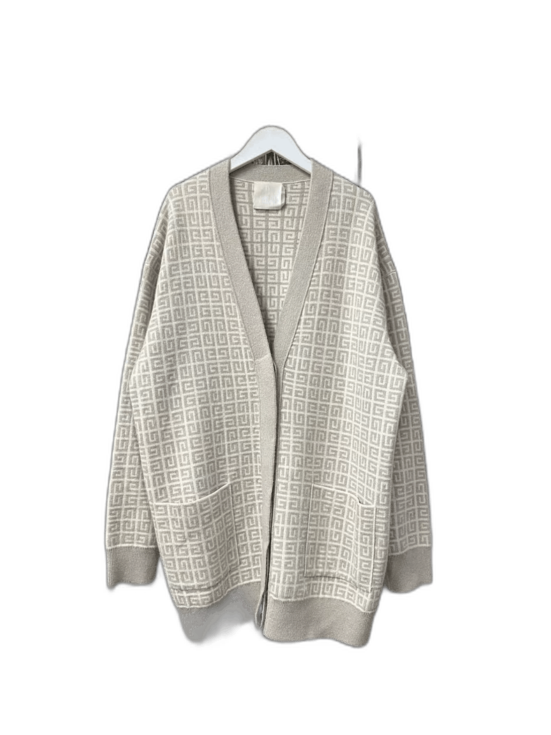 Givenchy Givenchy Cashmere Cardigan in Beige Color Size US S / EU 44-46 / 1 - 1 Thumbnail