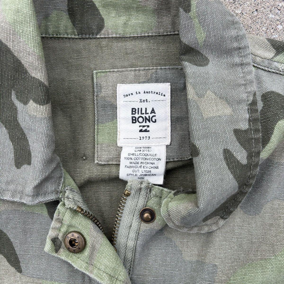 Billabong Vintage Billabong Denim Camo Jacket Size US M / EU 48-50 / 2 - 5 Thumbnail