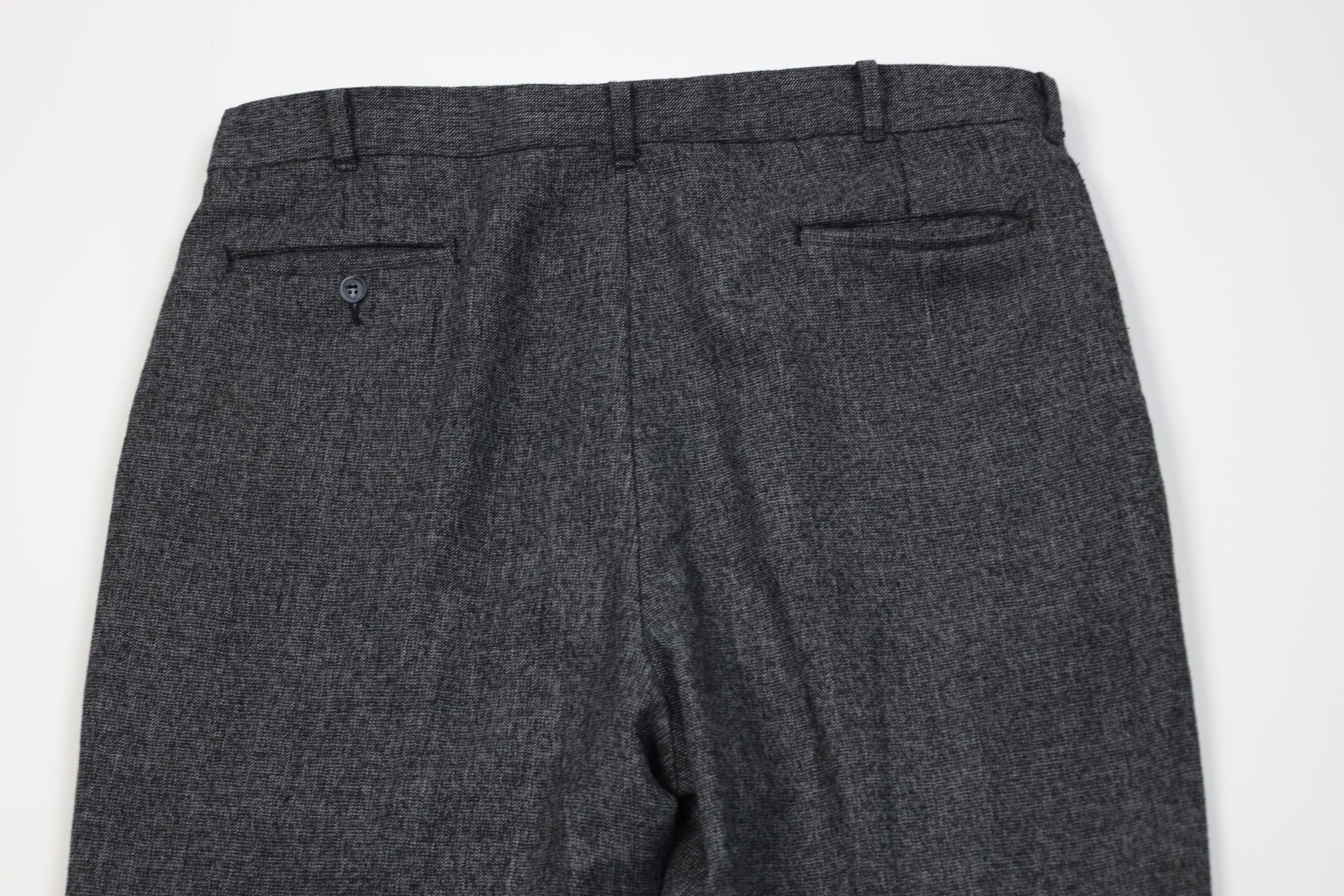 Vintage Vintage 70s Streetwear Wool Flannel Knit Wide Leg Pants USA Size US 38 / EU 54 - 11 Thumbnail