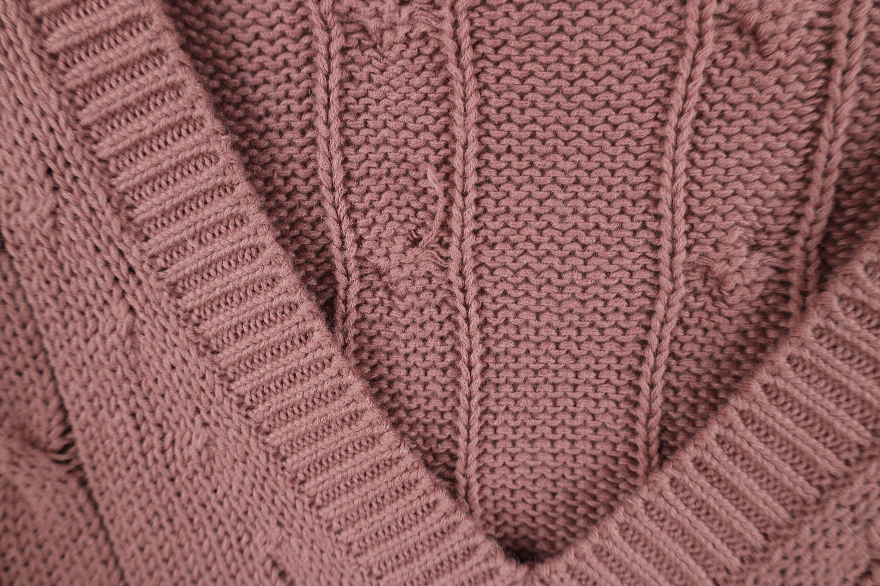 Vintage Vintage 80s 90s Dapper Cable Ribbed Knit V-Neck Sweater Size US L / EU 52-54 / 3 - 6 Thumbnail