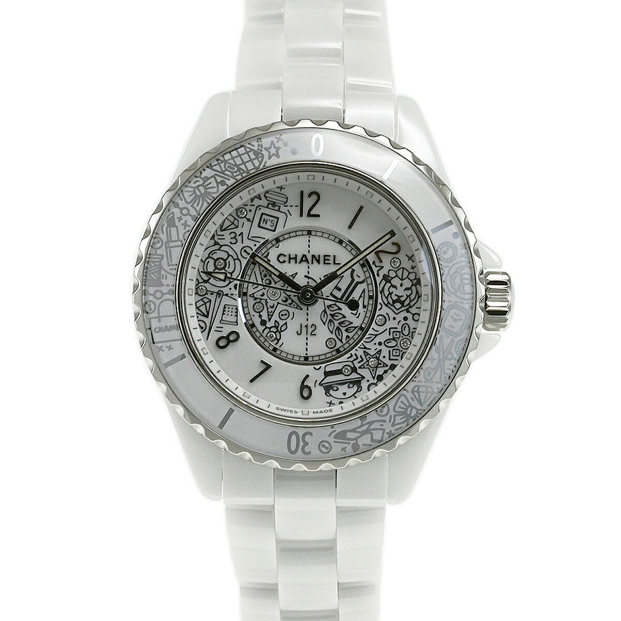 Chanel CHANEL J12 33mm 20th Anniversary Limited Edition Watch, to 2020 Pieces, H6477, Women's Size ONE SIZE - 1 Thumbnail
