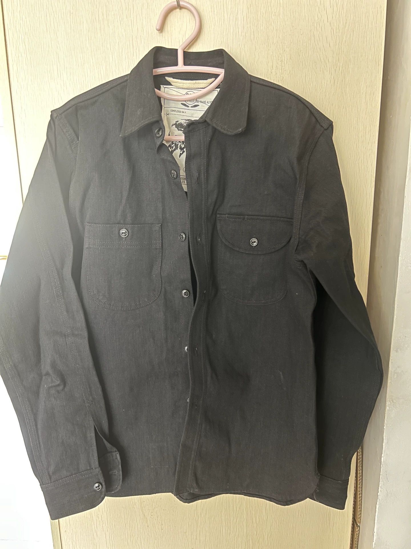 Rogue Territory Rogue Territory Black Denim Work Shirt Size US S / EU 44-46 / 1 - 1 Thumbnail