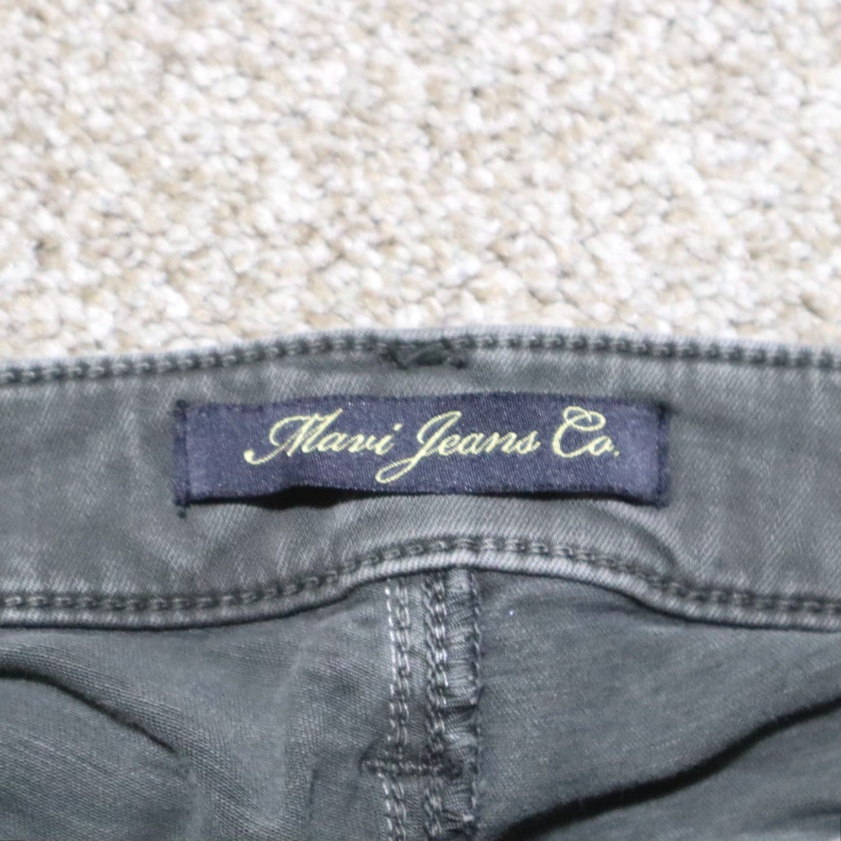 Vintage Mari Jeans Co. Gray High-Rise Super Skinny Jeans Stretch Size 27 Women Size 27" / US 4 / IT 40 - 3 Thumbnail