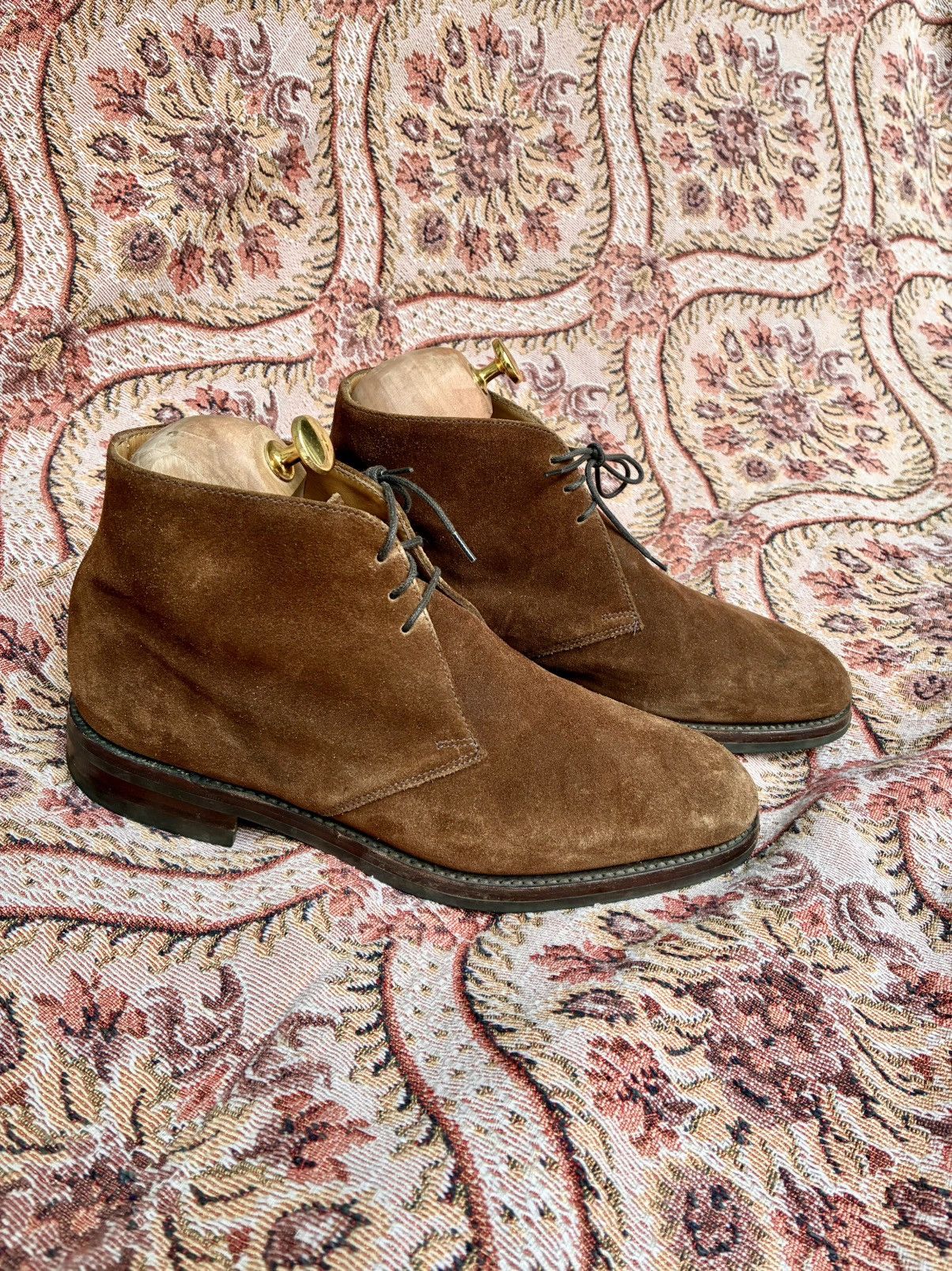 Other LUDWIG GORTZ MADE IN UK TOBBACCO SUEDE CHUKKA DESERT BOOTS Size US 8.5 / EU 41-42 - 1 Thumbnail