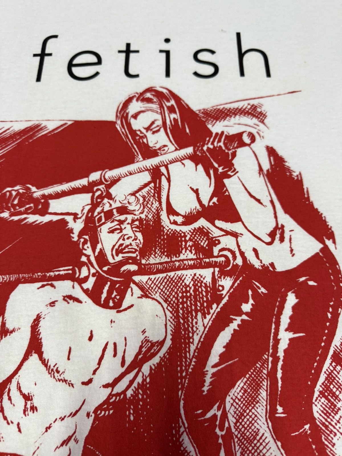 Fuck Art, Make Tees × Seditionaries × Vintage Vintage 90s Fetish BDSM Bondage Underground Art Tshirt Size US XL / EU 56 / 4 - 5 Thumbnail