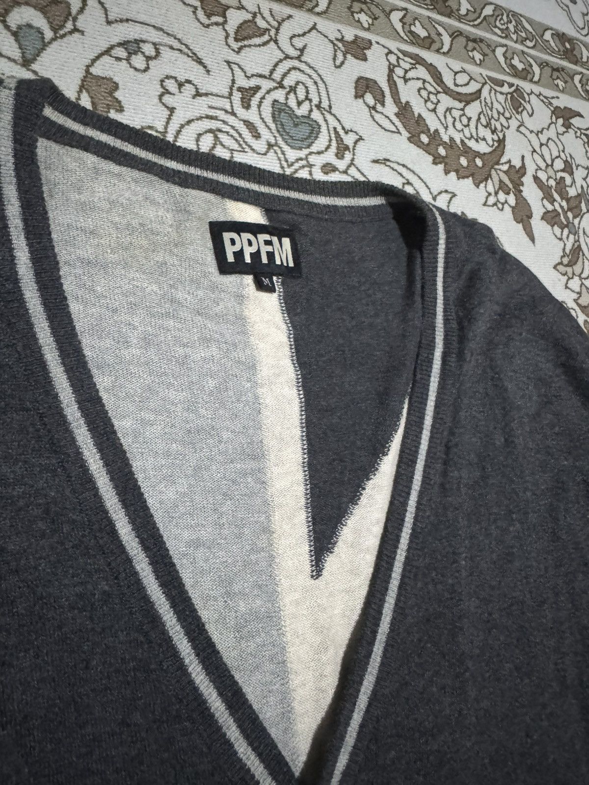Japanese Brand × PPFM Balmain Inspired! OG Union Jack PPFM L/S Cardigan Size US M / EU 48-50 / 2 - 3 Thumbnail