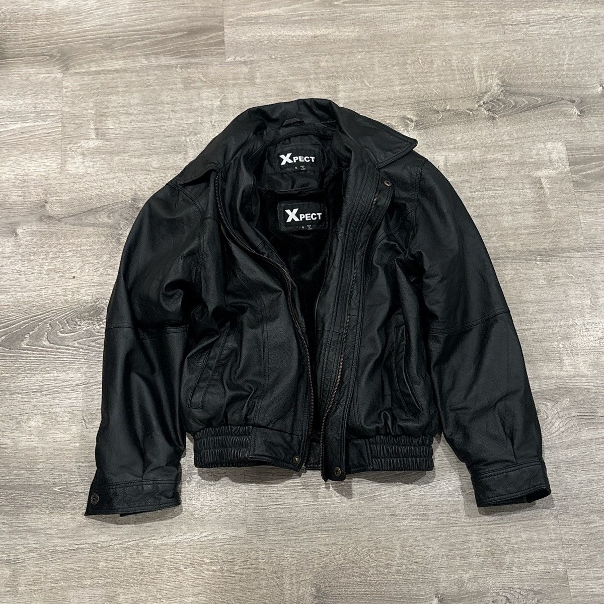 Other Boxy Leather Black Jacket Size US S / EU 44-46 / 1 - 1 Thumbnail
