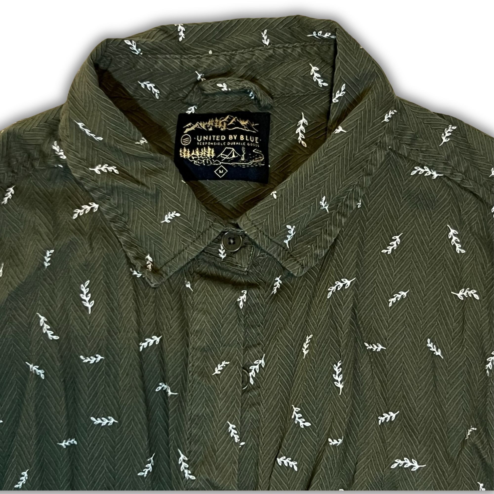 United By Blue United By Blue Green Sleeveless Button-Up Shirt With White L Size M / US 6-8 / IT 42-44 - 6 Thumbnail