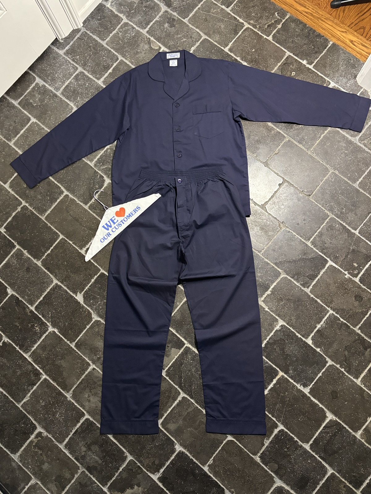 Sears Vintage Sears Pyjamas Matching Pajama Set Two Piece 80s 90s Size US 30 / EU 46 - 2 Thumbnail