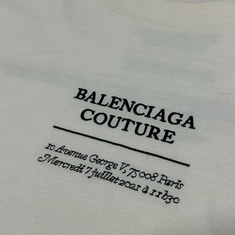 Balenciaga Balenciaga Letter printed plain short sleeve T-shirt Size US XS / EU 42 / 0 - 5 Thumbnail