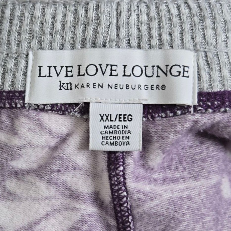 Other Live Love Lounge Womens Pajama XXL Karen Neuburger Stretch Size XXL / US 16-18 / IT 52-54 - 12 Thumbnail