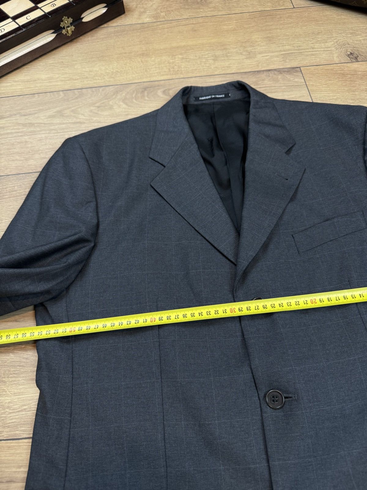 Yves Saint Laurent Vintage wool blazer Yves Saint Laurent original luxury item Size 48L - 5 Thumbnail