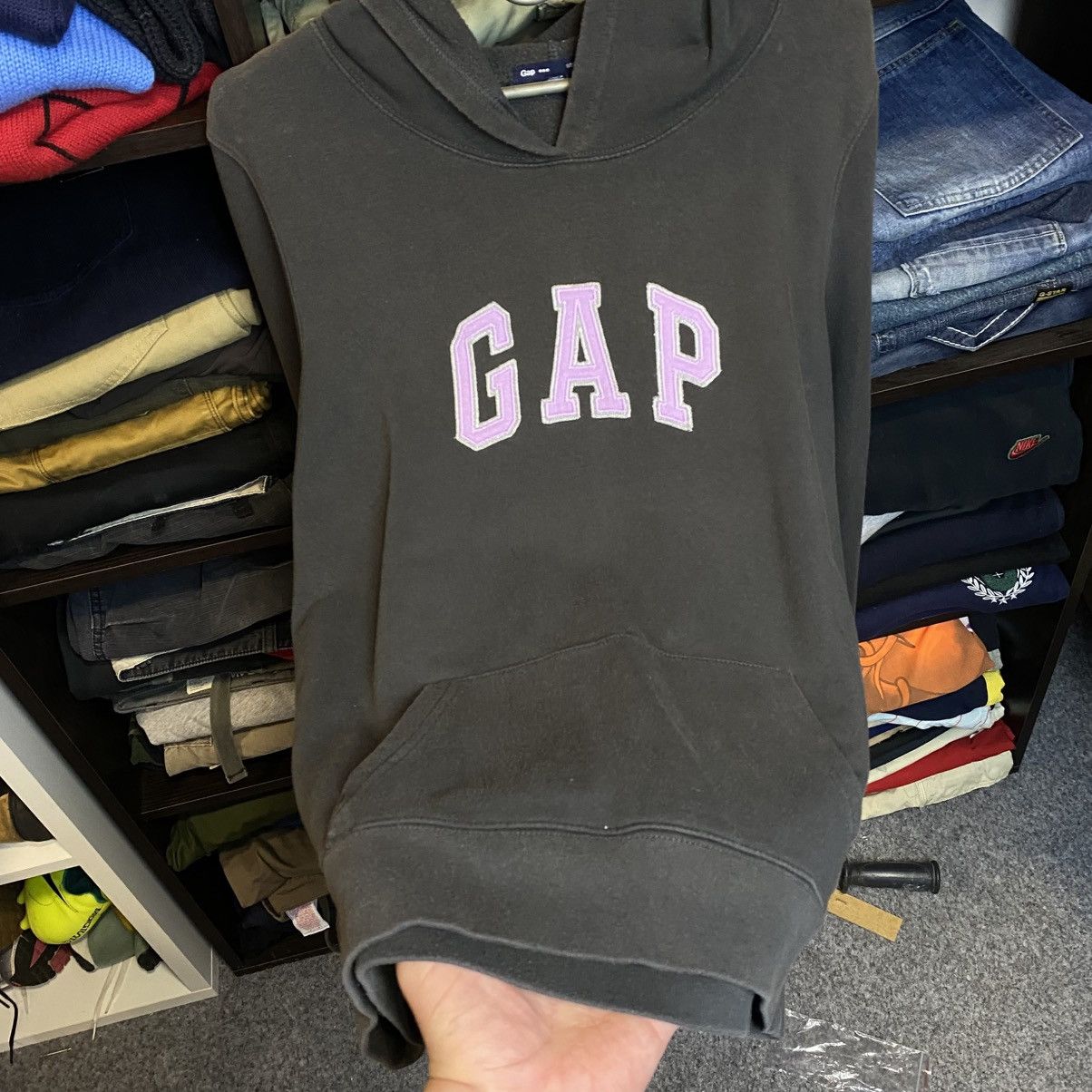 Gap Vintage Gap Big Logo brown y2k hype streetwear hoodie Size M / US 6-8 / IT 42-44 - 4 Thumbnail