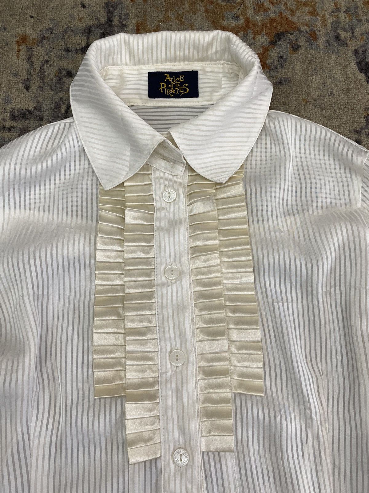If Six Was Nine × Japanese Brand ISSEY MIYAKE YOHJI STYLE blouses alice & the pirates Size S / US 4 / IT 40 - 2 Thumbnail