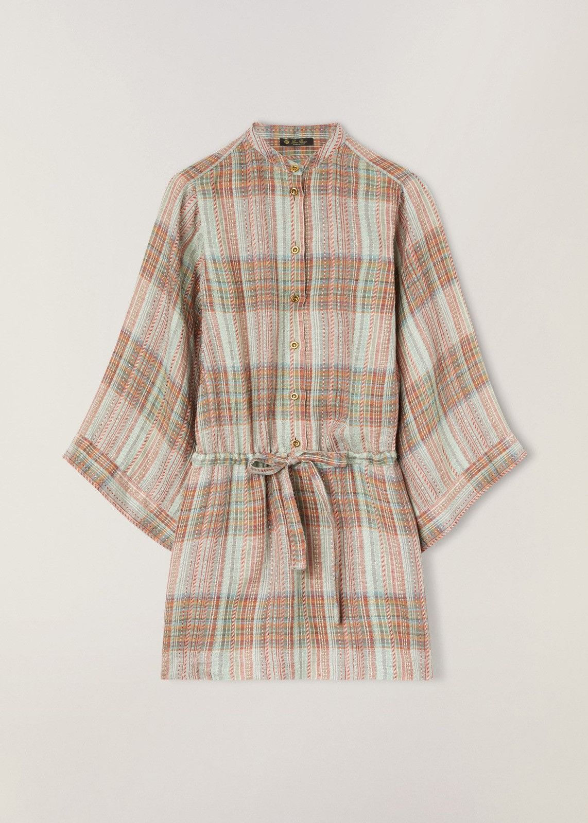 Loro Piana o1srvl11e0824 Anabel Stripe Mini Dress in Multicolor Size S / US 4 / IT 40 - 1 Thumbnail