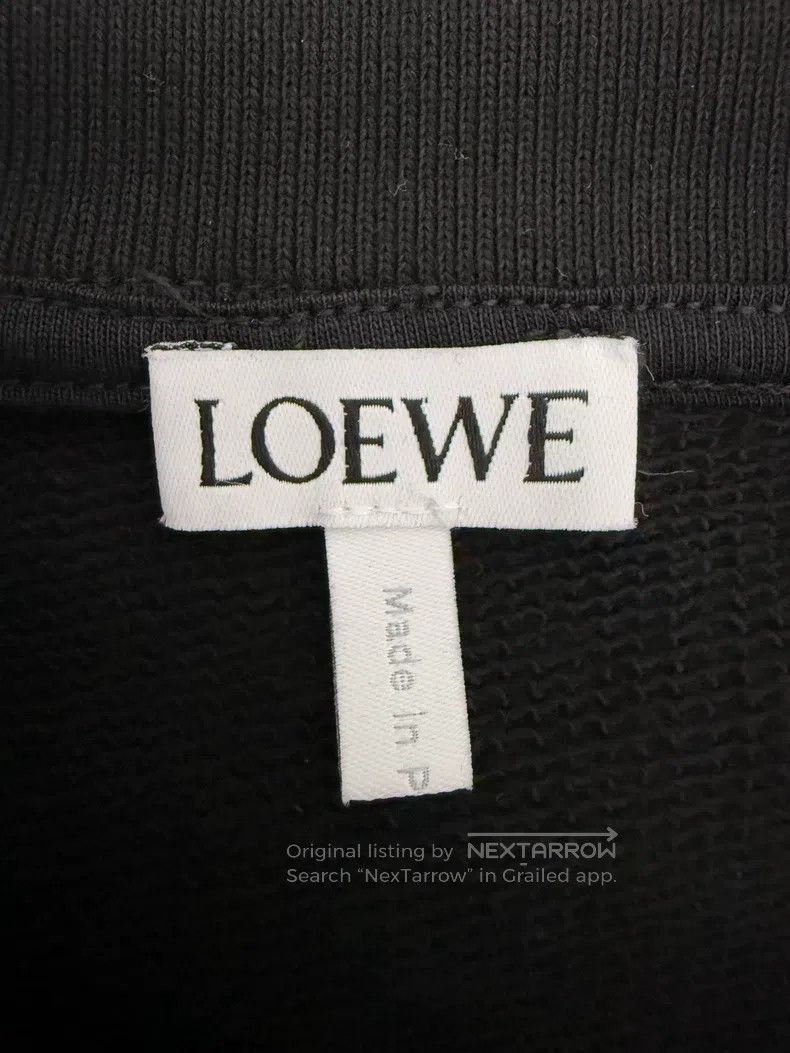 Loewe Loewe Cotton Letter Embroidered Round Neck Sweatshirt Size XL / US 12-14 / IT 48-50 - 8 Thumbnail