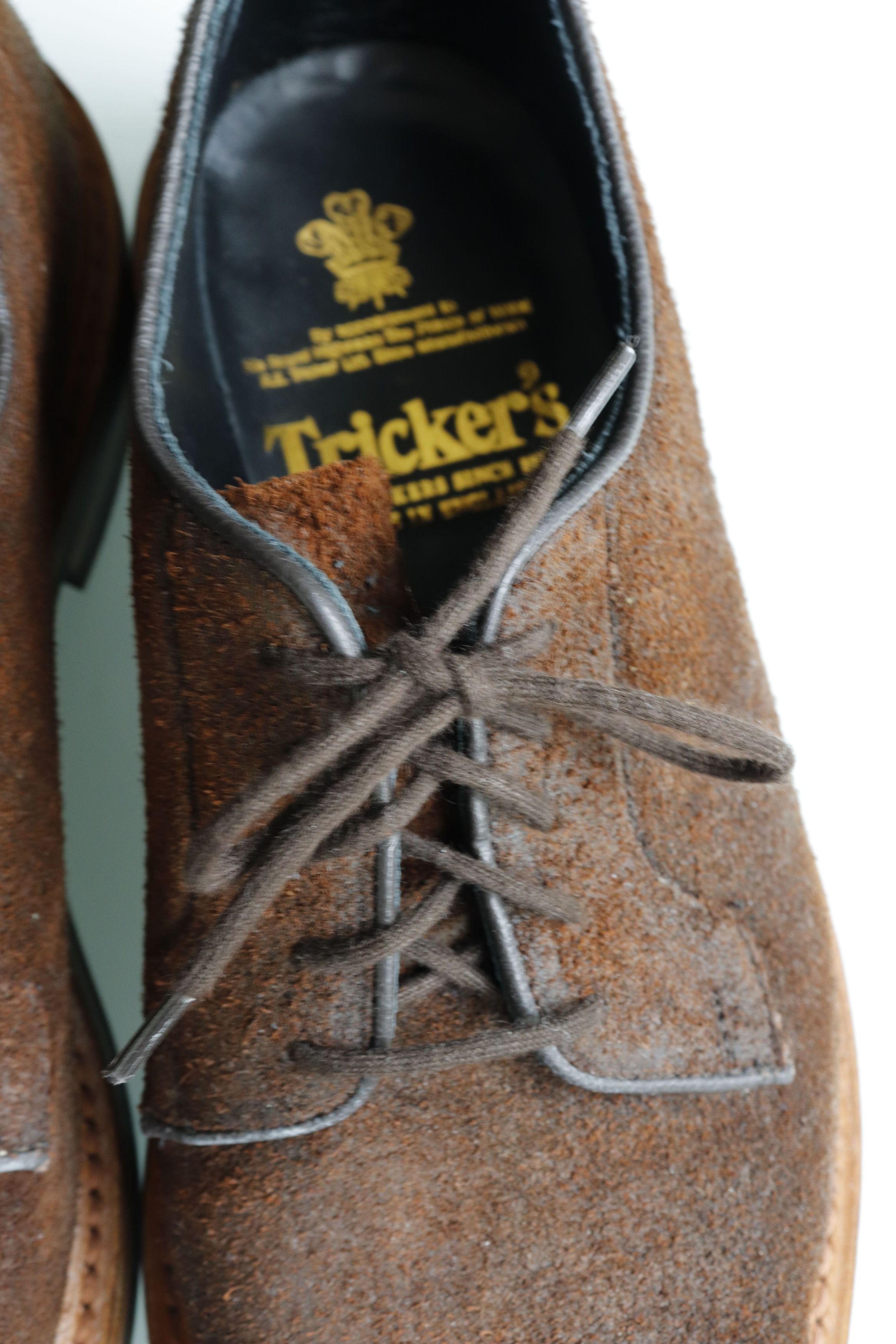 Tricker's Robert Derby in Rough-Out Suede Size US 8.5 / EU 41-42 - 6 Thumbnail