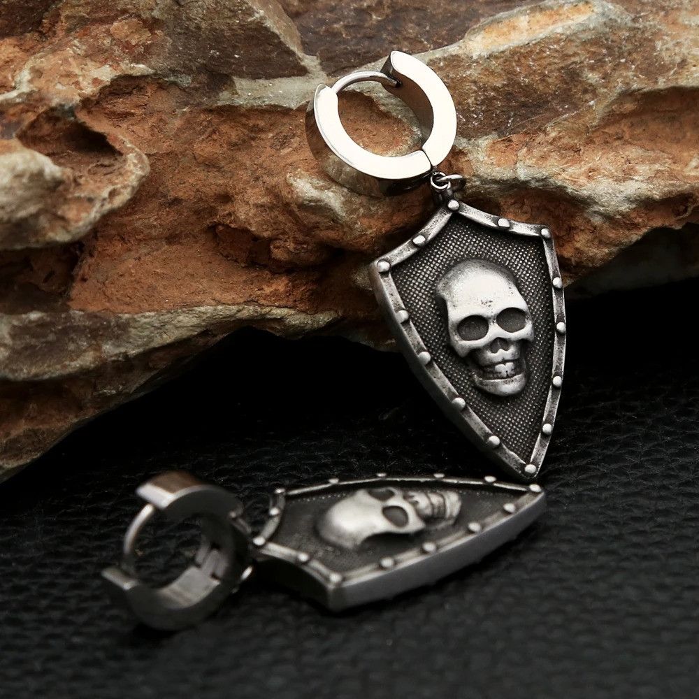 Japanese Brand × Vintage Black Skull Earrings Size ONE SIZE - 5 Thumbnail