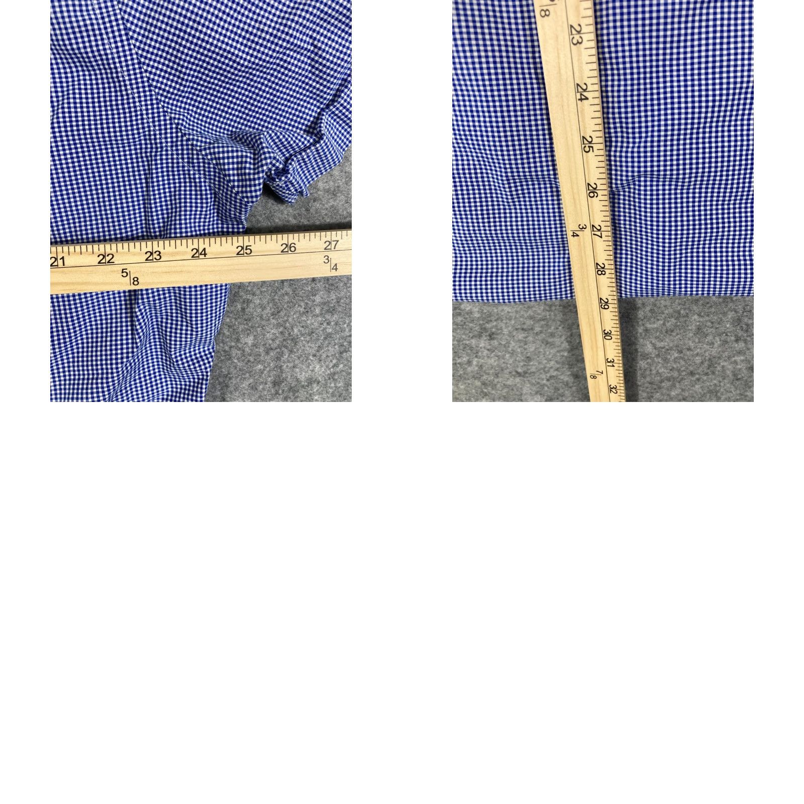 Ralph Lauren Ralph Lauren Button Down Shirt Mens XL Blue White Gingham Cotton Short Sleeve Size US XL / EU 56 / 4 - 9 Thumbnail