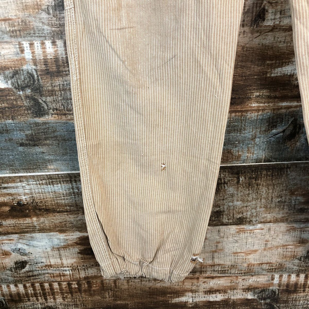 Japanese Brand DL Dogman stripe Brown Cargo Multipocket Pants #C629 Size US 29 - 11 Thumbnail