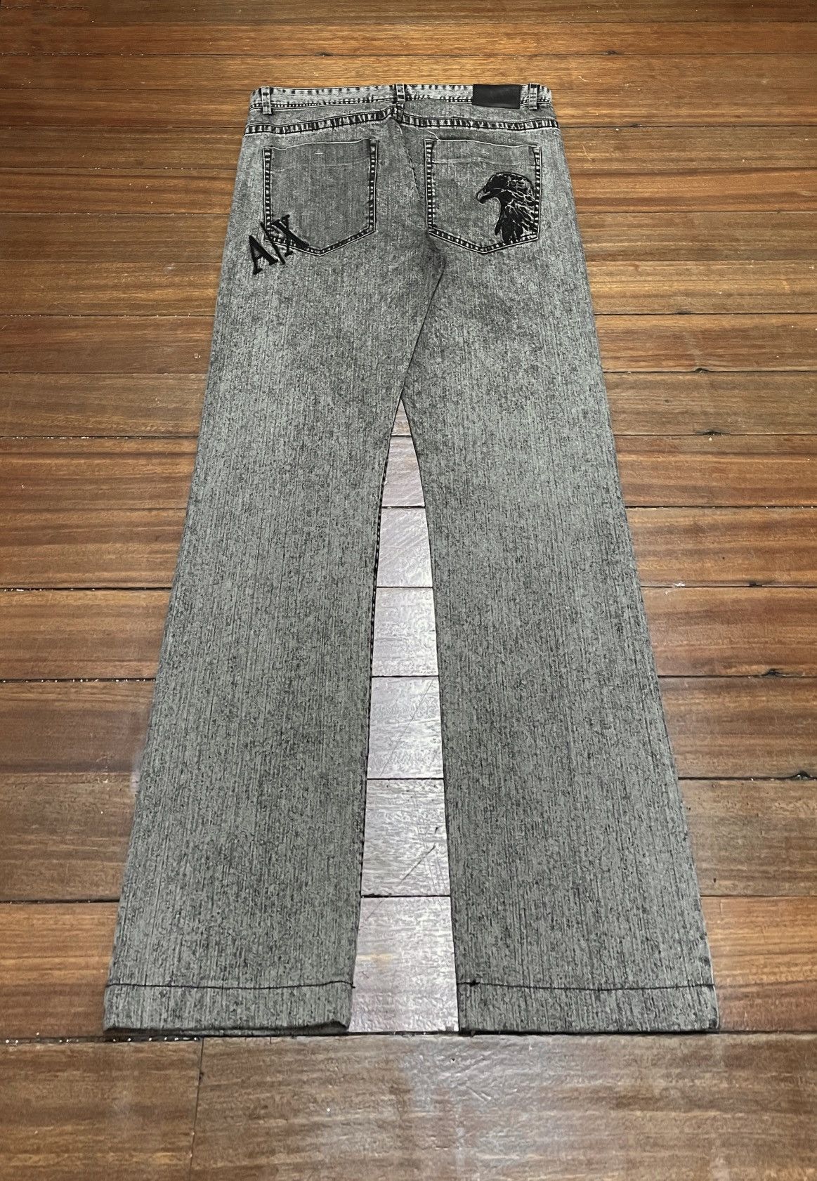 14th Addiction × Armani Exchange × Vintage Very Rare Design Vintage Brand Armani Exchange Jeans 2000s Size US 38 / EU 54 - 2 Thumbnail