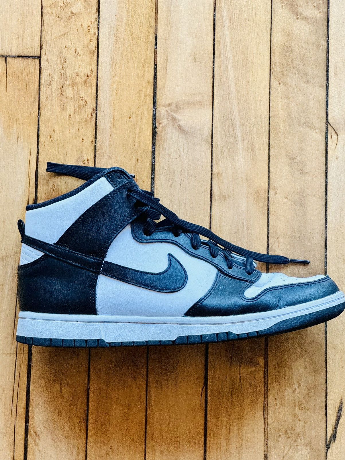 Nike Nike Dunk High Retro “Panda” Size US 11 / EU 44 - 7 Thumbnail