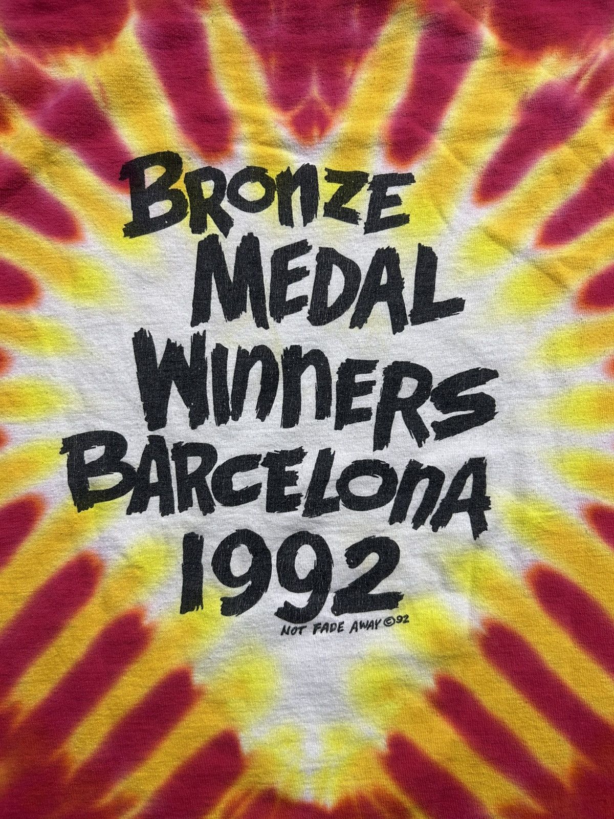 Vintage Vintage 90s Grateful Dead Lithuania Tie Dye Tee 1992 Sports Size US XL / EU 56 / 4 - 7 Thumbnail
