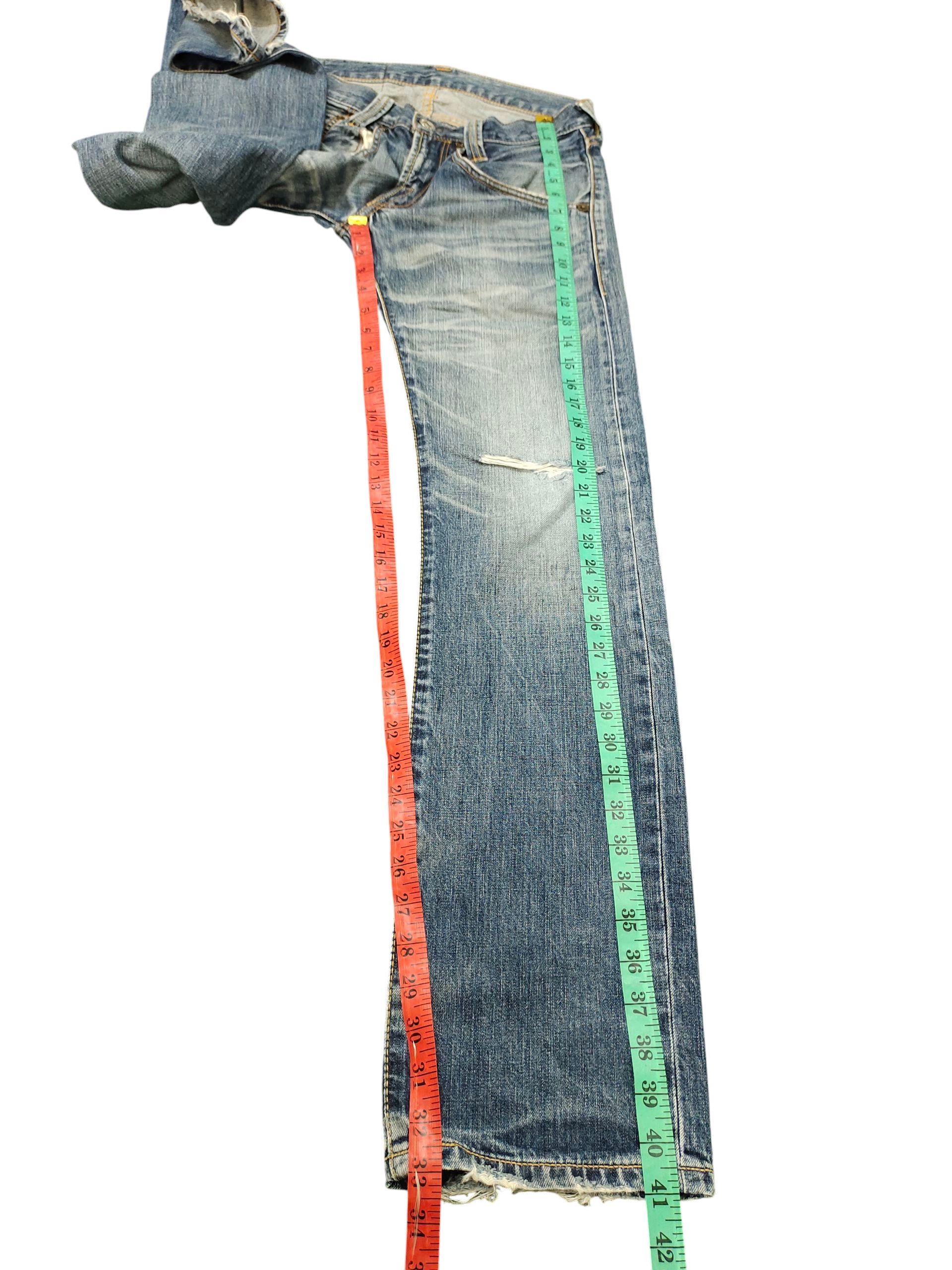 Levi's Vintage Clothing Vintage Levis 505 Clawmark Distress Sand Wash Denim Jeans Size US 29 - 16 Thumbnail