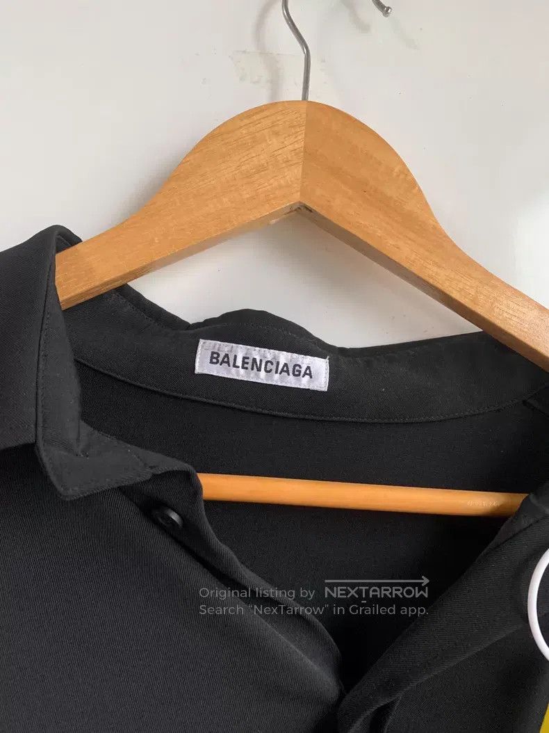 Balenciaga Balenciaga Black Wool Shirt Size XS / US 0-2 / IT 36-38 - 2 Thumbnail